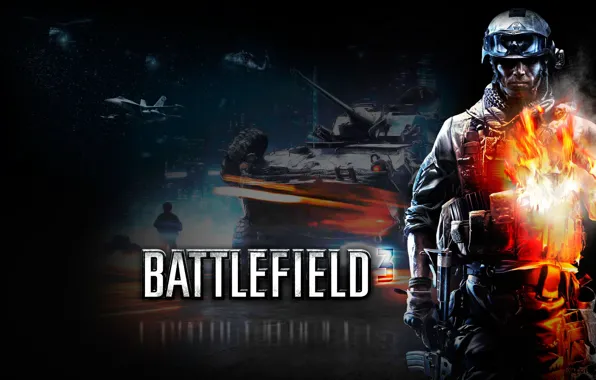 Картинка солдат, танк, 2011, Battlefield 3