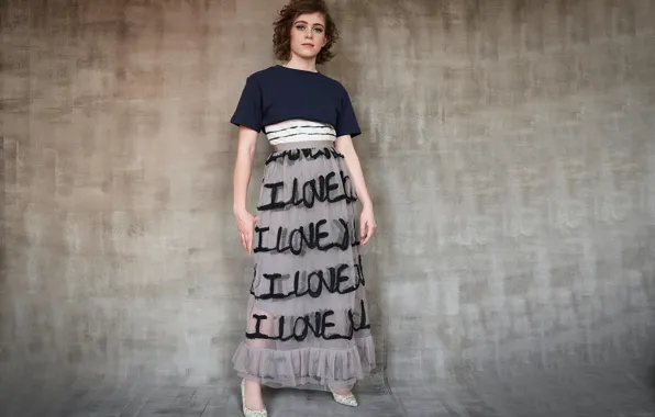 Юбка, актриса, блузка, красивая, причёска, Sophia Lillis, София Лиллис