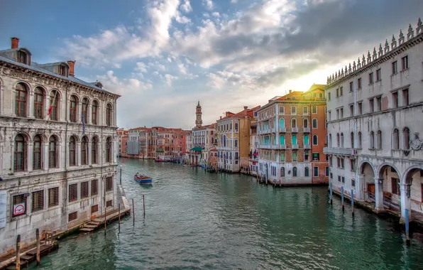 Картинка город, Venice, Grand Canal