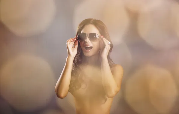 Грудь, девушка, актриса, очки, girl, woman, Юлия Михалкова