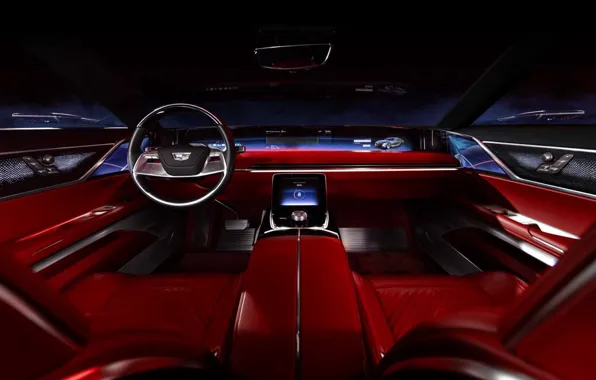 Cadillac, салон автомобиля, Celestiq