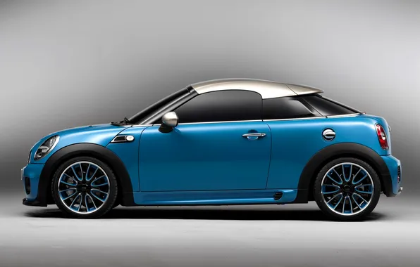 Голубой, Mini, Coupe, Mini Coupe