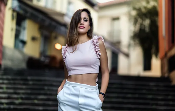 Картинка девушка, улица, Angela