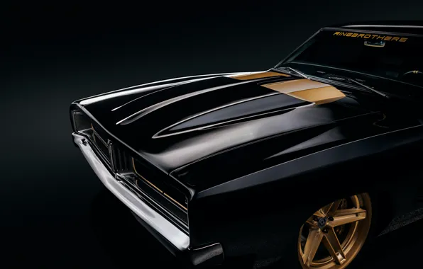 Dodge, close-up, Charger, Ringbrothers, Dodge Charger Tusk