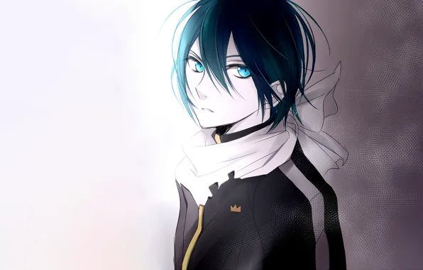 Взгляд, аниме, арт, парень, Бездомный Бог, Noragami, Ято