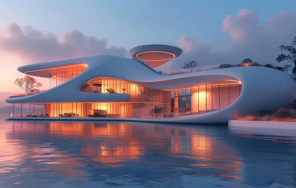 Картинка house, sea, ocean