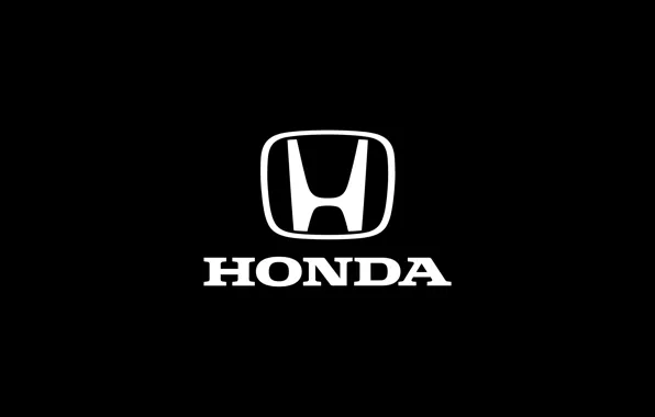 Белое, черное, Honda, хонда, значек, label