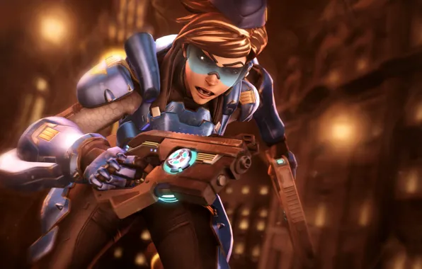 Gun, pistol, game, weapon, seifuku, Overwatch