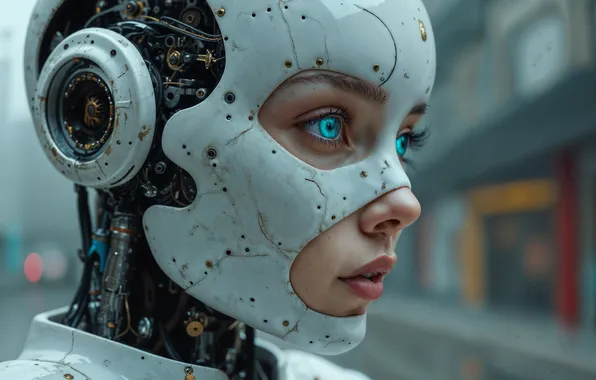 Картинка robot, portrait, scifi