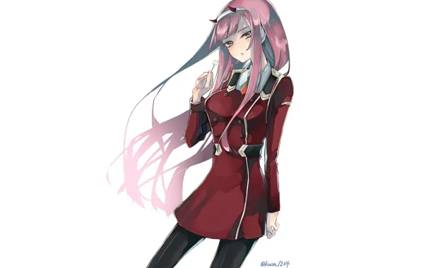 Девушка, конфета, 002, Darling In The Frankxx, Милый во Франксе, Zero Two