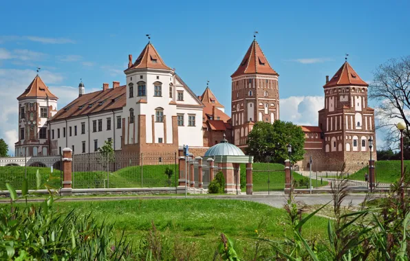 Картинка Беларусь, Мирский замок, Mirsky Castle Complex, Гродненская область