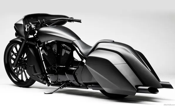 Чёрный, концепт, белый фон, Хонда, Honda, 2011 concept, Stammer