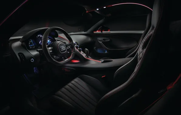 Bugatti, салон, 2018, Sport, Chiron