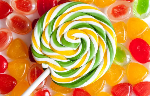 Картинка colorful, конфеты, сладости, леденцы, sweet, candy, lollipop