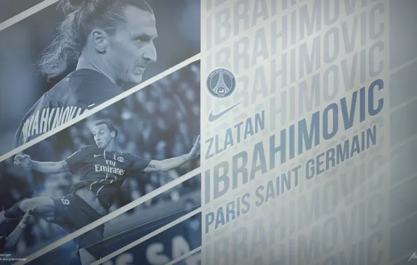 Футбол, париж, sport, football, soccer, Paris saint germain, zlatan Ibrahimovic