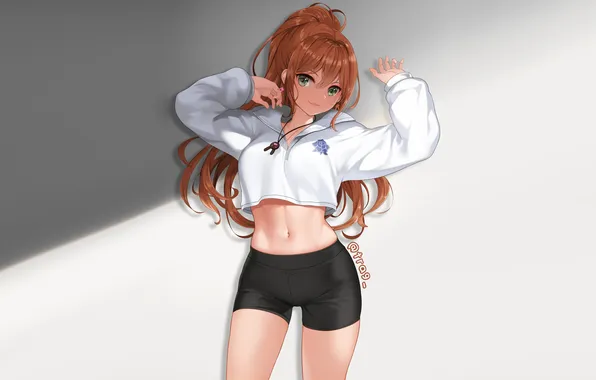 Картинка girl, shorts, anime
