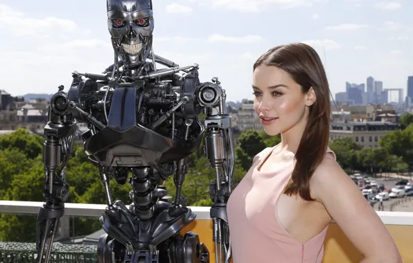 Робот, актриса, Emilia Clarke, Эмилия Кларк
