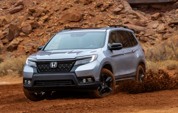 Движение, Honda, грунт, 2019, Passport