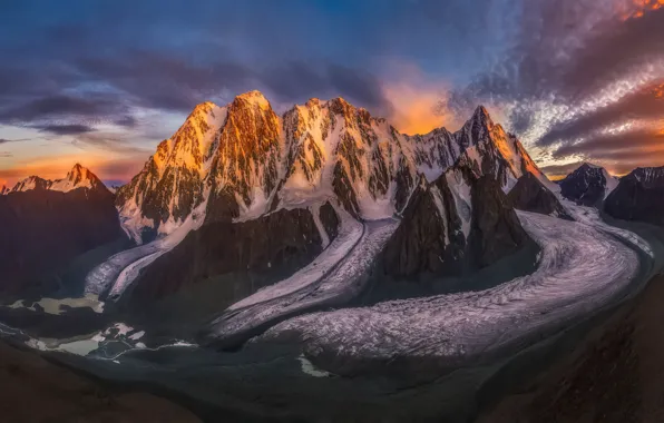 Снег, горы, Альпы, mountains, snow, Alps