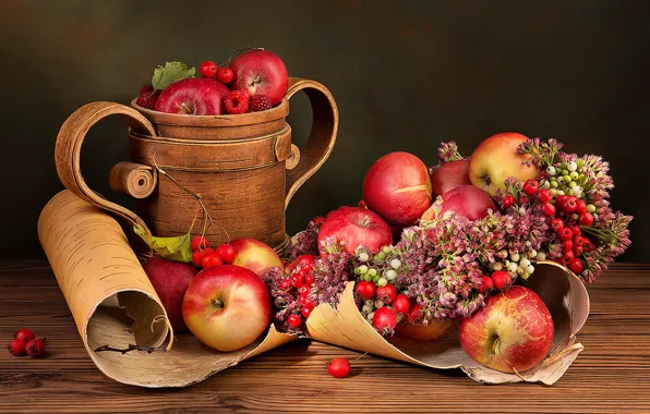 Природа, настроение, яблоки, красота, красивые, beautiful, beauty, harmony