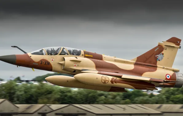Обои самолёт, коричневый, боевой, Dassault Mirage 2000D на телефон и ...