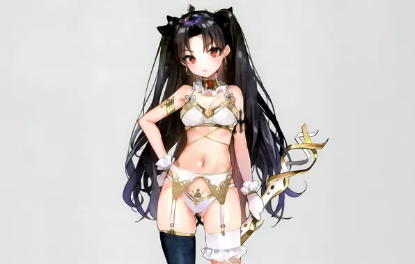 Girl, sexy, lingerie, pantsu, bra, cleavage, panties, thighhighs