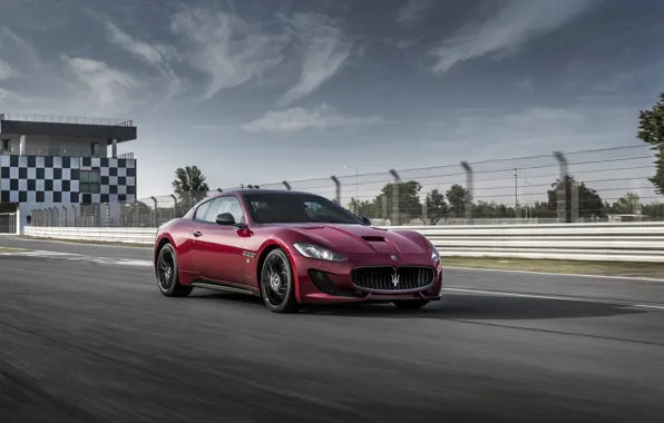 Картинка Maserati, Автомобиль, GranTurismo, Sport, Бордовый, Special Edition, 2017, Металлик