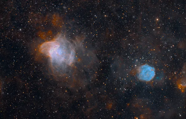Космос, звезды, туманности, NGC 346, NGC 371
