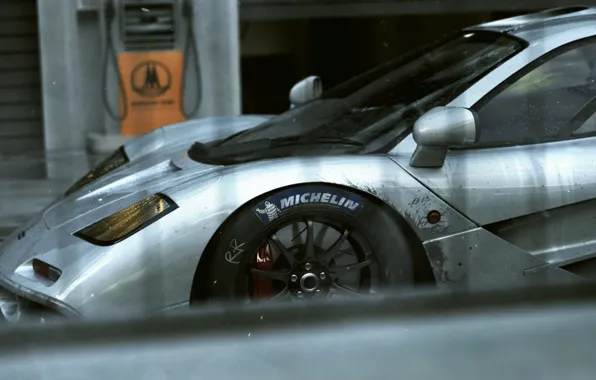 Авто, Машина, Серый, Суперкар, Mclaren, Mclaren f1, Colorsponge Carlos