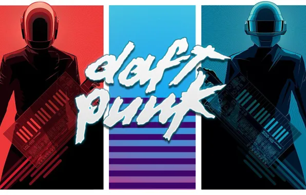 Музыка, Фон, Daft Punk, Thomas Bangalter, Дафт Панк, Маски, Craig Drake, Guy Manuel de Homem …