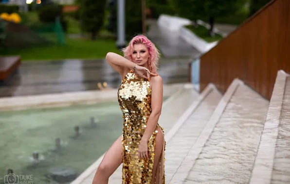 Девушка, милая, модель, Обои, Пирсинг, красивая, Татуировка, Sexy