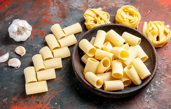 Миска, макароны, лапша, гнёзда