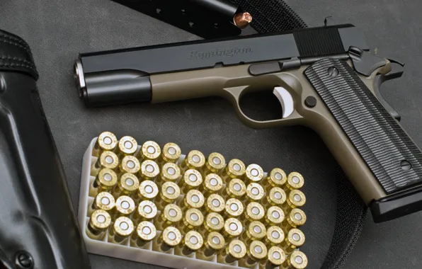 Пистолет, 1911, Remington, semi-automatic pistol