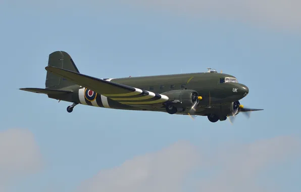 Airplane, aviation, Douglas C-47 Skytrain