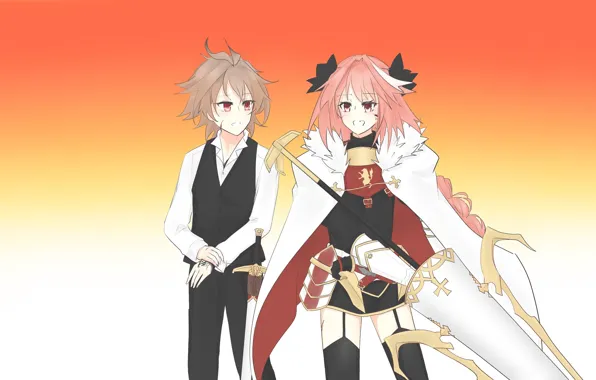 Фон, двое, друзья, Fate - Apocrypha, Судьба Апокриф