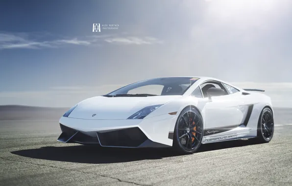 Картинка Lamborghini, Superleggera, Gallardo, White, Turbo, LP570-4, Supercar, Twin