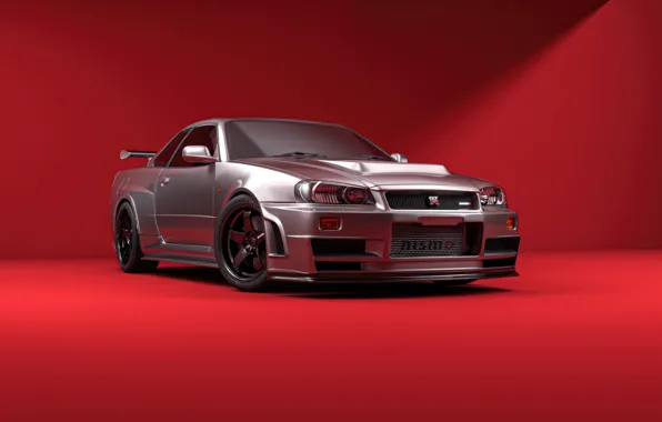 Картинка Cars, Тюнинг, Nissan, Tuning, Godzilla, Japan Car, Nismo Z Tuned, GTR R34