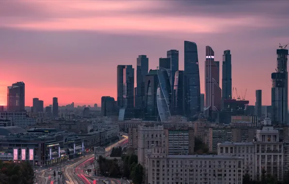 Город, Moscow, Panoramic view