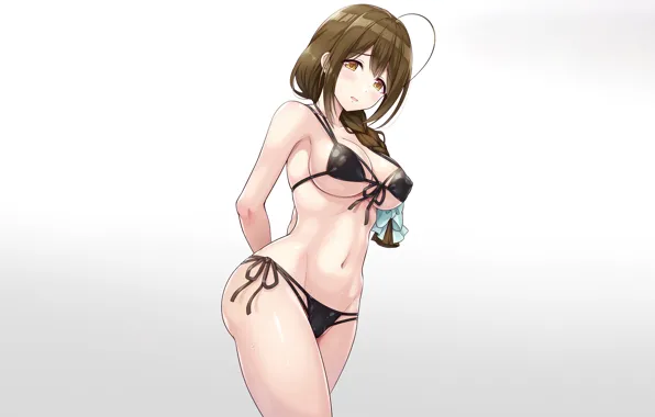 Girl, sexy, cleavage, long hair, boobs, anime, beautiful, pretty