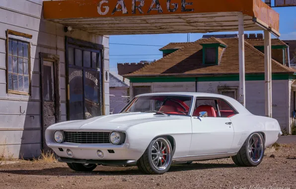 Картинка Chevrolet, Camaro, white, Wheels, ZX3P