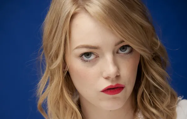 Взгляд, лицо, актриса, Emma Stone, Эмма Стоун