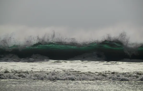 Пена, вода, брызги, природа, океан, волна, USA, Los Angeles