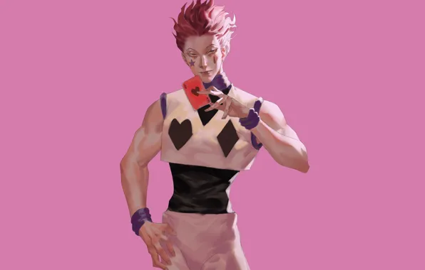 Взгляд, парень, Hunter x Hunter, Хисока, Hisoka
