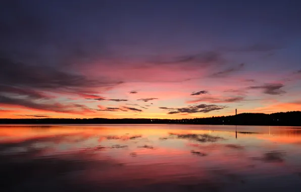 Nature, Landscape, Sunset, night