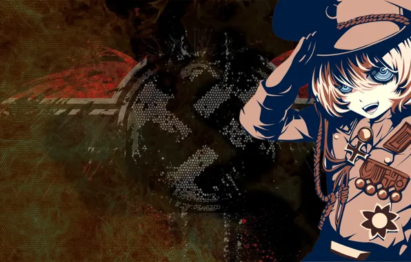 Картинка фон, аниме, девочка, Youjo Senki