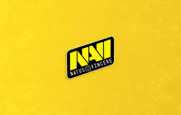 Картинка logo, na'vi, fifa, League of Legends, hots, wot, yellow background, csgo