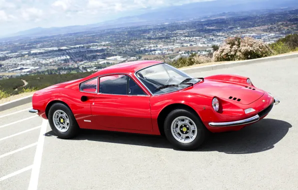 1971, Ferrari, феррари, дино, Pininfarina, Dino, 246 GT, Series E
