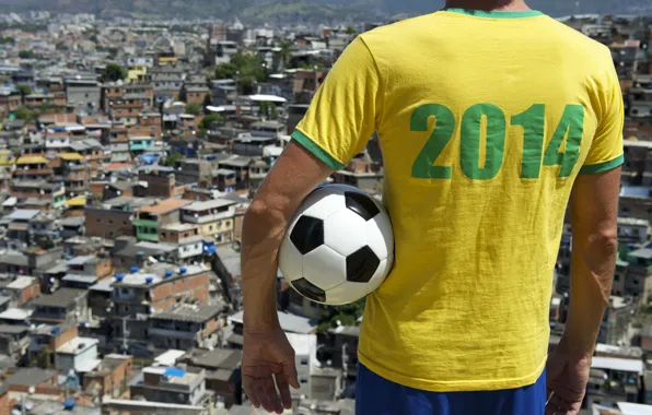 Мяч, футболка, Бразилия, football, кубок мира, World Cup, Brasil, FIFA