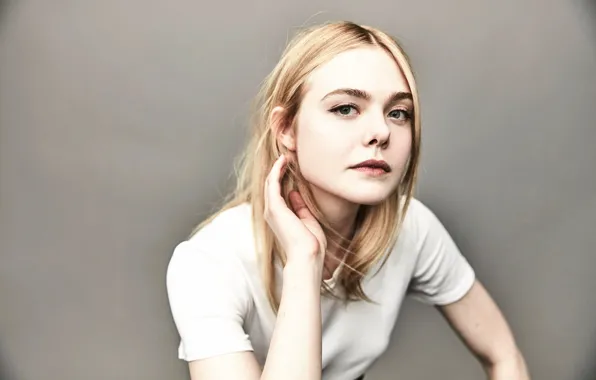 Elle Fanning, Эль Фаннинг, на фотосессии для фильма, «Сидни Холл»