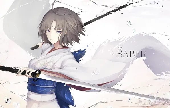 Девушка, меч, Сейбер, Fate / Grand Order, Судьба великая кампания